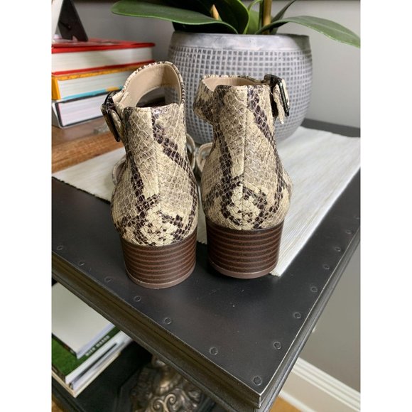 (Sold) NEW Clarks Elisa Dedra Snake Embossed Sanda - Picture 7 of 8
